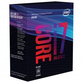 Desktop - Intel i7 9700K 4.9Ghz Max - 6x2 Cores - 12Mo cache - Video UHD Graphics 630 - Vt-d - Socket 1151 - 95 Watts