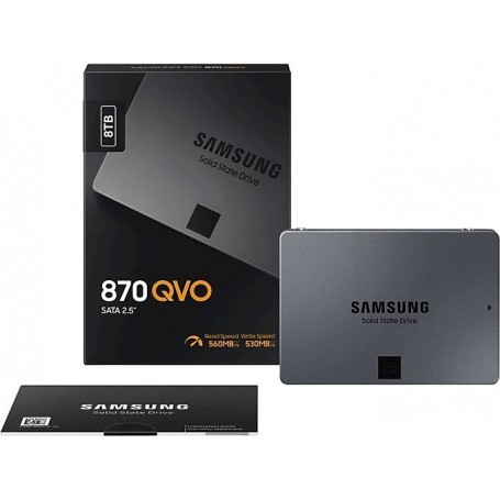 Disque dur ultra rapide 8 TO QVO SAMSUNG SSD 2½ 7MM SATA 6Gb/s (mémoire  Flash)