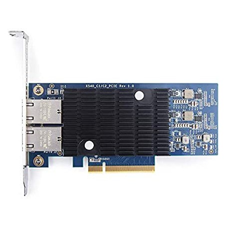 Adaptateur Réseau 2x LAN 10 GbE RJ45 PCI Express