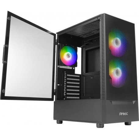 Boîtier PC Antec NX410 RGB Black - MT/Sans Alim/ATX