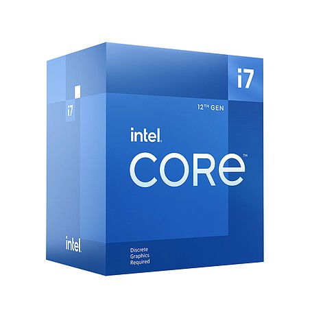 Desktop - Intel  i7 12700F 4.9Ghz Max - 12 Cores - 25Mo cache - No Video - Vt-d - Socket new1700 - 65W