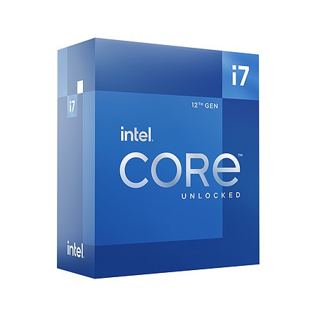 Desktop - Intel  i7 12700KF 5Ghz Max - 12 Cores - 25Mo cache - No Video - Vt-d - Socket new1700 - 65W