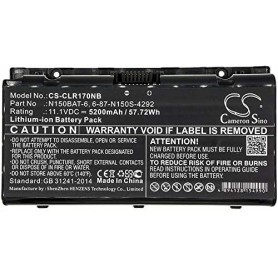 Batterie pour Clevo N150 RD/RF N170 RD/RF